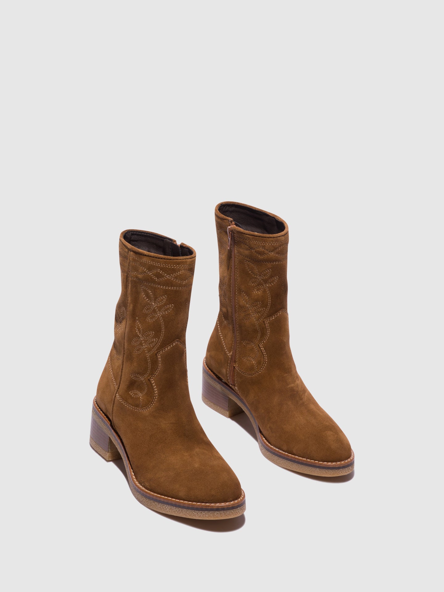 Foreva Botins com Atacadores em Camel